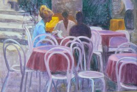 Les chaises blanches