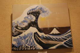 La Vague d'apr&egrave;s HOKUSAI