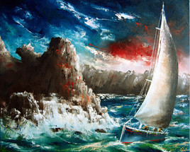 Rochers sur Ouessant (Bretagne)