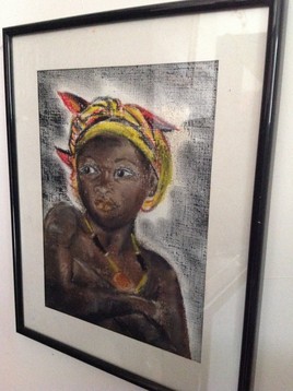 L'Africaine dans la série enfants du monde