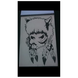 Tete de mort indienne