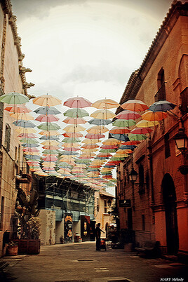 La ruelle aux Parapluies