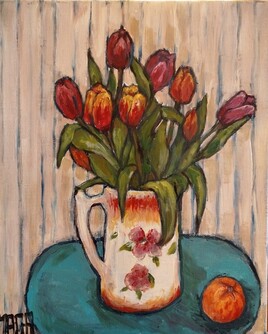 tulipes et orange