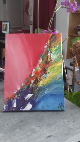 Abstrait moderne... (Vendue).