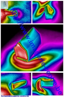 Thermographies de souffleries