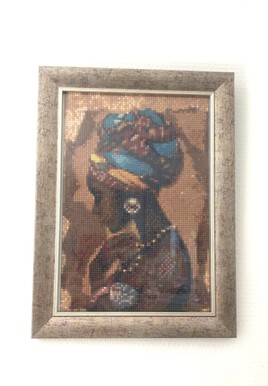 DIAMOND PAINTING FEMME AFRICAINE