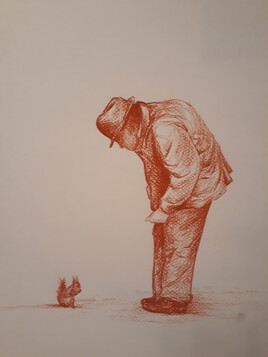 Le vieil homme et l'&eacute;cureuil