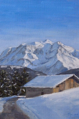 Combloux & MontBlanc en hiver