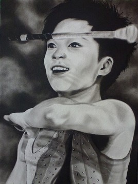 Twirling b&acirc;ton projo