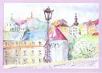 Lublin - une vue d`ancienne ville.