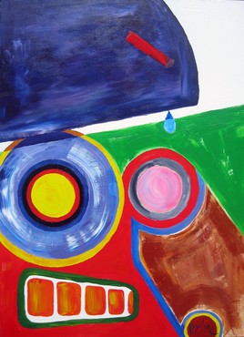 visage effray&eacute;