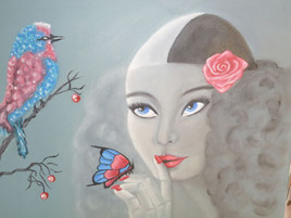 la demoiselle et l oiseau