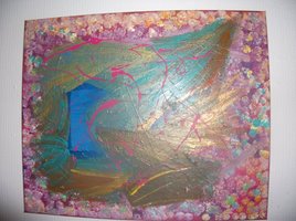 Duo entre abstrait et pointillisme