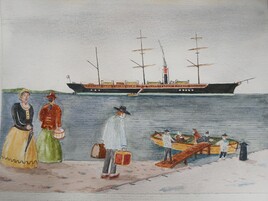 Le paquebot "Ville de Paris"