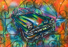 Vieilles voitures a Cuba - colonial style IV