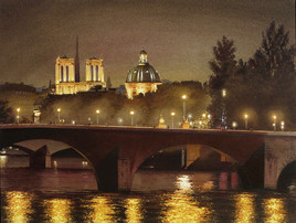Minuit sur la Seine de Paris