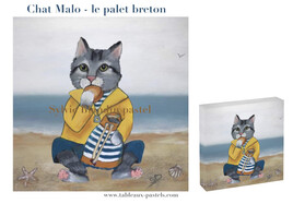 Chat Malo le palet breton