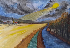 "Rayons de soleil sur le village"