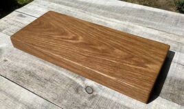 Bloc de d&eacute;coupe en ch&ecirc;ne blanc