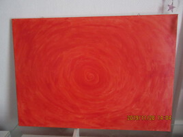 spirale orange grand modèle