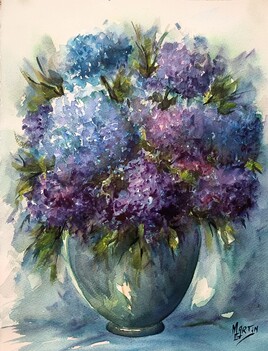 Bouquet d hortensia..