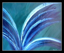 blue feathers