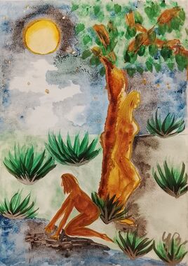 Narcisse et la nymphe