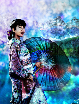 La geisha aux milles couleurs