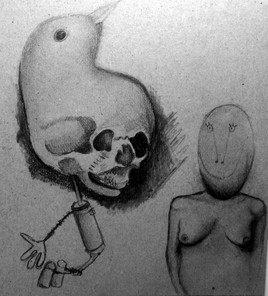 L'oiseau et le caillou