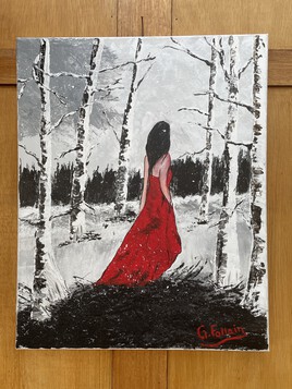 Jeune Femme Dans les bois