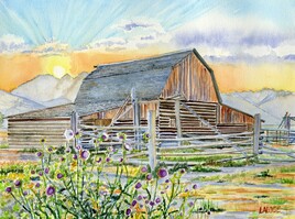 2025-19 Grans Teton Sunset Farm