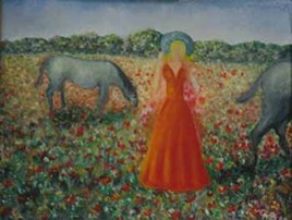 le champ de coquelicots