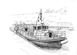 OUESSANT - Canot "Patron Fran&ccedil;ois Morin"