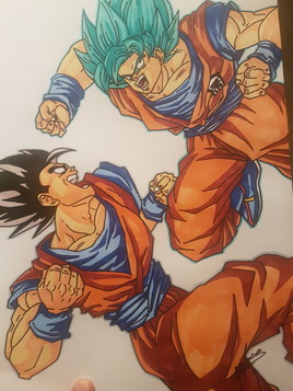 Sangoku ssj divin vs sangohan