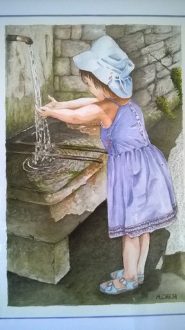 fraicheur &agrave; la fontaine