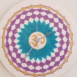 Horloge Mandala Aum