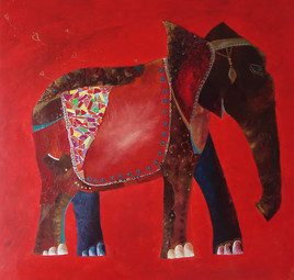 The gentle giant - 180x180cm