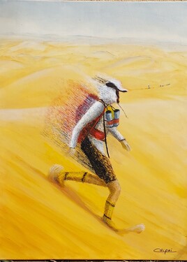 Trailer dans le desert