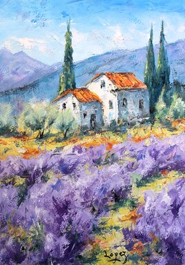 1830 Mas aux lavandes