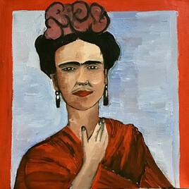Frida sur toile