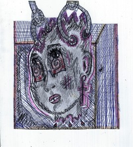 a la fenetre une croix