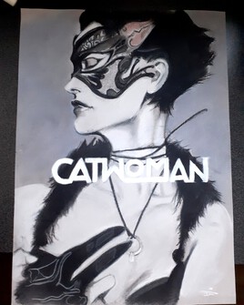 Pastel catwoman