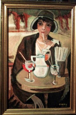 a la terasse d'un cafe