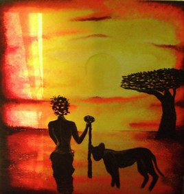 guerri&egrave;re f&eacute;lin