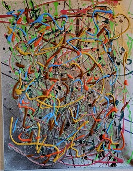 tableau art abstrait contemporain