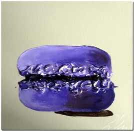 Mon macaron myrtille