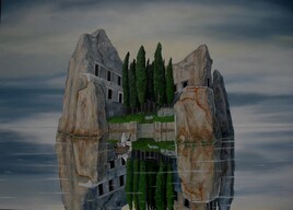 die Toteninsel by Arnold Böcklin, version Uko Post