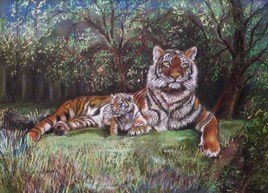 LA TIGRESSE ET SON PETIT