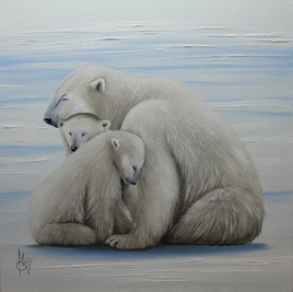 Gros calin sur la banquise