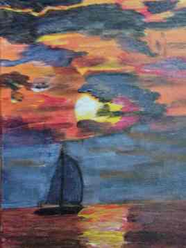 Coucher de soleil a CRIEL BEACH